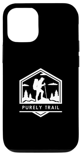 Hülle für iPhone 14 Pro Purely Trail – Minimalistischer Wanderliebhaber von Retro Hiking Apparel Gifts