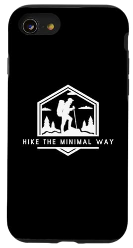 Hülle für iPhone SE (2020) / 7 / 8 Hike The Minimal Way - Minimalistischer Wanderliebhaber von Retro Hiking Apparel Gifts