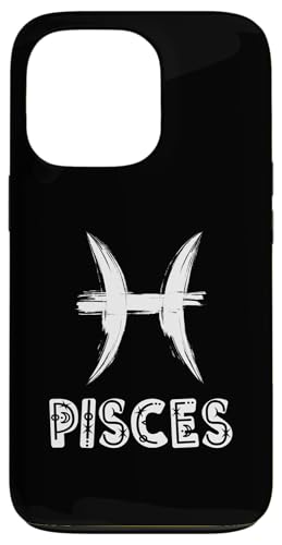 Hülle für iPhone 13 Pro Tierkreiszeichen Fische – Minimalistischer Horoskop-Liebhaber von Retro Horoscope Astrology Zodiac Apparel Gifts