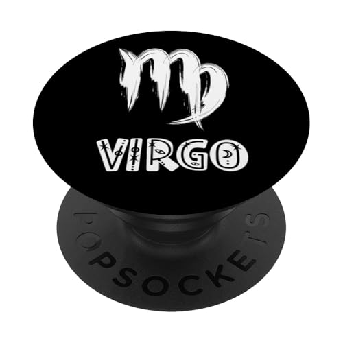 Sternzeichen Jungfrau – Minimalistischer Horoskop-Liebhaber PopSockets Klebender PopGrip von Retro Horoscope Astrology Zodiac Apparel Gifts