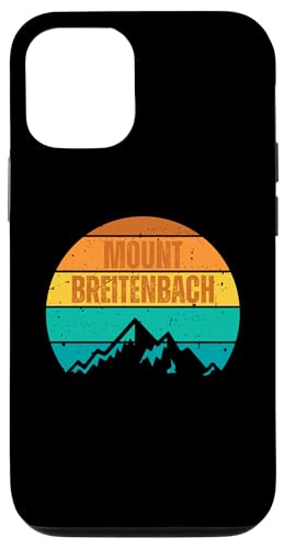 Hülle für iPhone 12/12 Pro Mount Breitenbach Idaho Retro Vintage Sonnenuntergang Berge von Retro Idaho Vintage Sunset Mountains