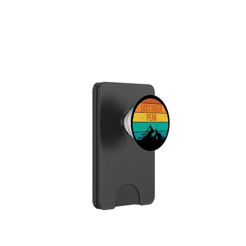 Lost River Peak, Idaho, Vintage-Stil, Sonnenuntergang, Berge PopSockets PopWallet für MagSafe von Retro Idaho Vintage Sunset Mountains