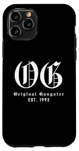 Hülle für iPhone 11 Pro OG Est. 1993 - Vintage Original Gangster Geburtstag von Retro Original Gangster Birth Year Apparel Gifts