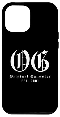 Hülle für iPhone 12 Pro Max OG Est. 2001 - Vintage Original Gangster Geburtstag von Retro Original Gangster Birth Year Apparel Gifts