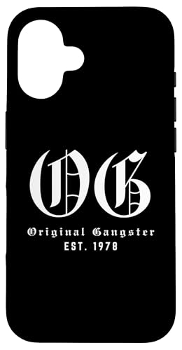 Hülle für iPhone 16 OG Est. 1978 - Vintage Original Gangster Geburtstag von Retro Original Gangster Birth Year Apparel Gifts