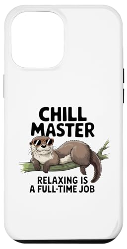 Hülle für iPhone 13 Pro Max Chill Master Relaxing Is A Full-Time Job - Lustiger Otter von Retro Otter Apparel Gifts