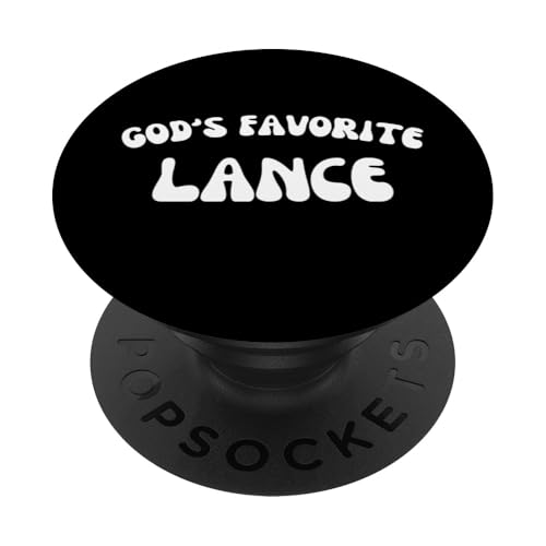 God's Favorite Lanze – lustig, christlich, religiös PopSockets mit austauschbarem PopGrip von Retro Personalized Christian Apparel Gifts