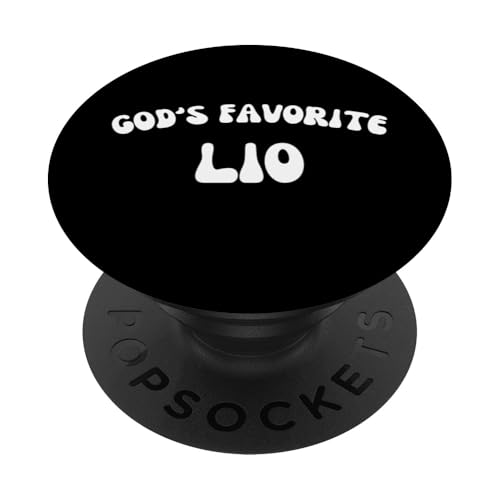 God's Favorite Lio – lustig, christlich, religiös PopSockets mit austauschbarem PopGrip von Retro Personalized Christian Apparel Gifts