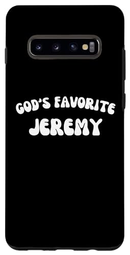 Hülle für Galaxy S10+ God's Favorite Jeremy – lustig, christlich, religiös von Retro Personalized Christian Apparel Gifts