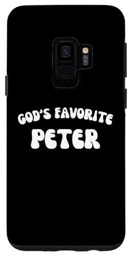 Hülle für Galaxy S9 God's Favorite Peter – lustig, christlich, religiös von Retro Personalized Christian Apparel Gifts