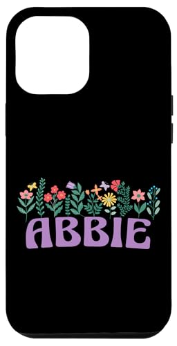 Hülle für iPhone 12 Pro Max Wildflower Floral ABBIE Vorname Muttertag Damen von Retro Personalized Girl Name Tees