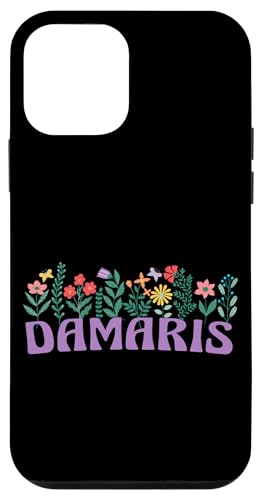 Hülle für iPhone 12 mini Wildflower Floral Damaris Vorname Muttertag Damen von Retro Personalized Girl Name Tees