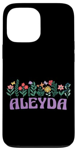 Hülle für iPhone 13 Pro Max Wildflower Floral ALEYDA Vorname Muttertag Frauen von Retro Personalized Girl Name Tees