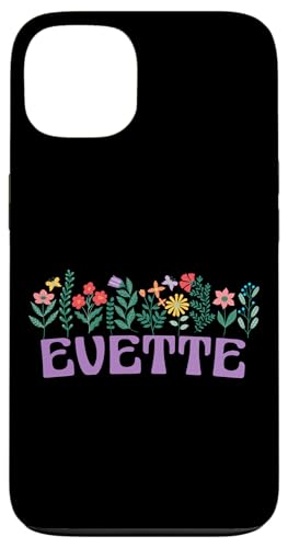 Hülle für iPhone 13 Wildflower Floral EVETTE Vorname Muttertag Damen von Retro Personalized Girl Name Tees