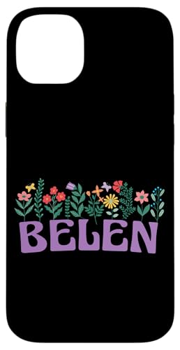 Hülle für iPhone 14 Plus Wildflower Floral Belen Vorname Muttertag Frauen von Retro Personalized Girl Name Tees