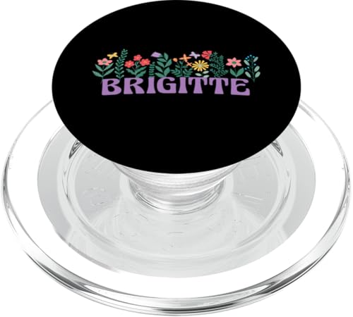 Wildflower Floral BRIGITTE Vorname Muttertag Damen PopSockets PopGrip für MagSafe von Retro Personalized Girl Name Tees