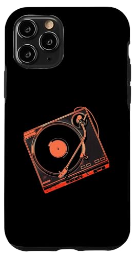 Hülle für iPhone 11 Pro Retro-Plattenspieler Vektor von Retro-Plattenspieler Vektor-Kleidung