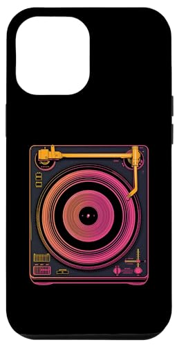 Hülle für iPhone 15 Pro Max Retro-Plattenspieler Vektor von Retro-Plattenspieler Vektor-Kleidung