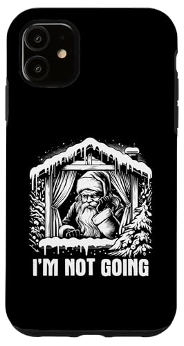 I'm Not Going Grumpy Santa - Lustiges Weihnachtsmannfest Hülle für iPhone 11 von Retro Santa Claus Gifts For Christmas Lovers