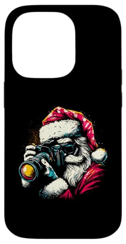 Weihnachtsmann Fotograf - Vintage Weihnachtskostüm Liebhaber Hülle für iPhone 14 Pro von Retro Santa Claus Gifts For Christmas Lovers