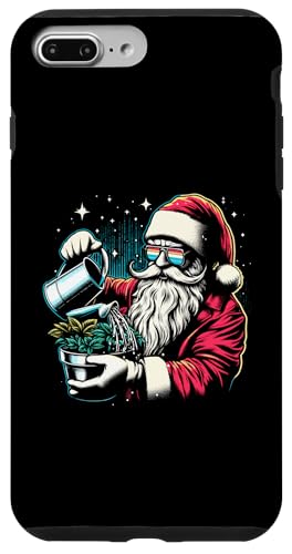 Weihnachtsmann-Gärtner – Retro-Weihnachtsgärtner-Pflanzenliebhaber Hülle für iPhone 7 Plus/8 Plus von Retro Santa Claus Gifts For Christmas Lovers