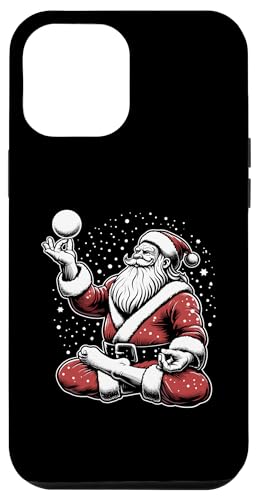 Weihnachtsmann Yoga - Vintage Weihnachtskostüm Yoga Liebhaber Hülle für iPhone 12 Pro Max von Retro Santa Claus Gifts For Christmas Lovers