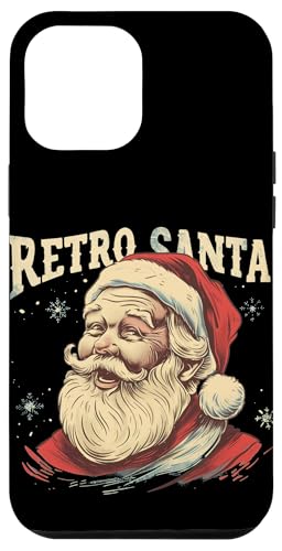 Hülle für iPhone 14 Pro Max Happy Retro Santa Kostüm von Retro Santa Outfit