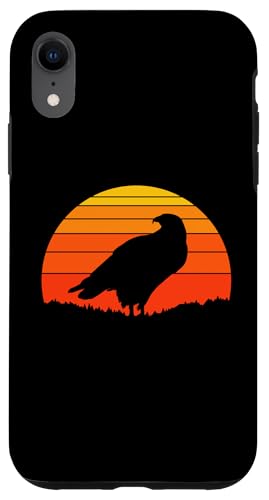 Hülle für iPhone XR Adler Retro Sonnenuntergang Natur Tierwelt Tierliebhaber von Retro Spirit Animal Apparel Gifts