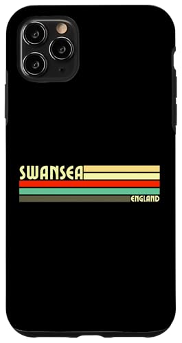 Hülle für iPhone 11 Pro Max Retro Vintage Swansea von Retro Städte und Länder Motive und Kleidung