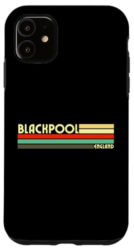 Hülle für iPhone 11 Retro Vintage Blackpool von Retro Städte und Länder Motive und Kleidung