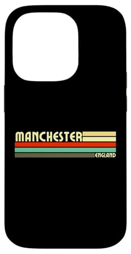 Hülle für iPhone 14 Pro Retro Vintage Manchester von Retro Städte und Länder Motive und Kleidung