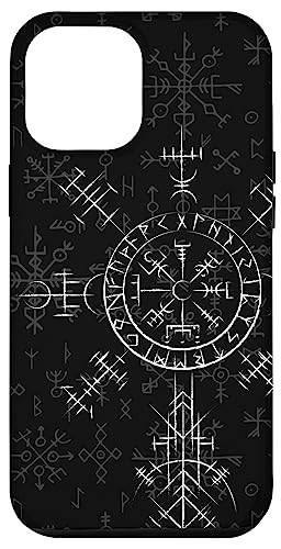 Hülle für iPhone 15 Pro Max Keltischer Glücksbringer Wikinger Kompass Vegvísir - Celtic Vegvisir von Retro Viking Runes＆Norse Mythology Clothing Co.