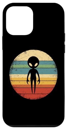 Hülle für iPhone 12 mini Vintage Retro Sonnenuntergang Alien Hunter Raumschiff Liebhaber Lustig von Retro Vintage Alien UFO Designs