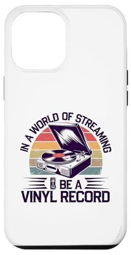 Hülle für iPhone 15 Pro Max Vinyl-Schallplattenspieler-Liebhaber, lustige Musik, LP, Vintage-Sammler von Retro Vinyl Record Player Apparel & Merch