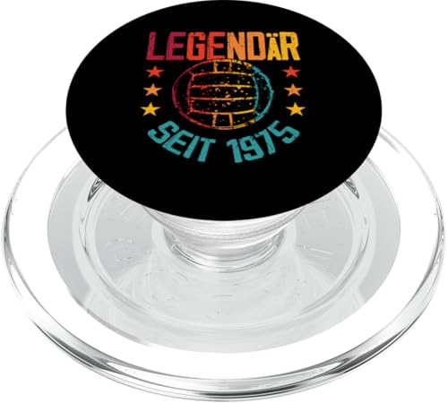 Legendär Seit Jahrgang 1975 Cooles Volleyball 50. Geburtstag PopSockets PopGrip für MagSafe von Retro Volleyball Coole Geburtstag Geschenkideen