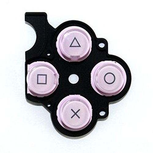 Retrogame Für PSP KEYCAP - Rosa leitfähige Gummitasten für Sony psp 2000/3000 - Neu (Rosa) von Retrogame