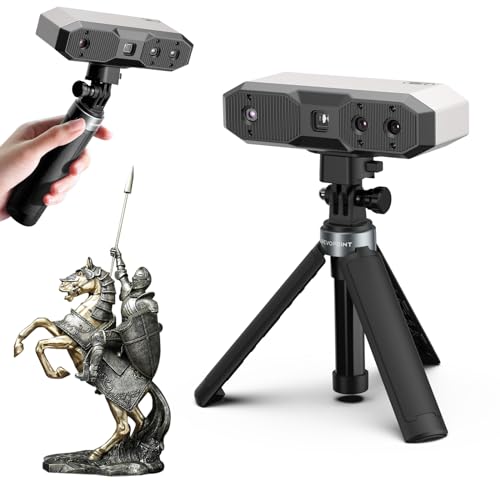 Revopoint MINI 2 3D Scanner für 3D Druck, 0.02mm Präzision, 16 fps schnelles Scannen, Handheld Blaulicht 3D-Scanner Farbscan, Erfassen Sie jedes noch so kleine Detail, Wi-Fi 6 & USB Type-C von Revopoint