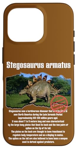 Hülle für iPhone 16 Pro Stegosaurus_001_Back Printed von Rex World Store