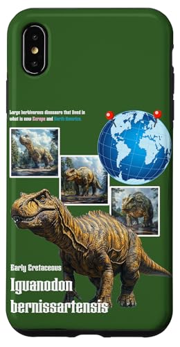 Hülle für iPhone XS Max Iguanodon_001_Back Printed von Rex World Store