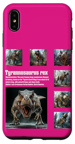 Hülle für iPhone XS Max Tyrannosaurus Rex_002_Back Printed von Rex World Store