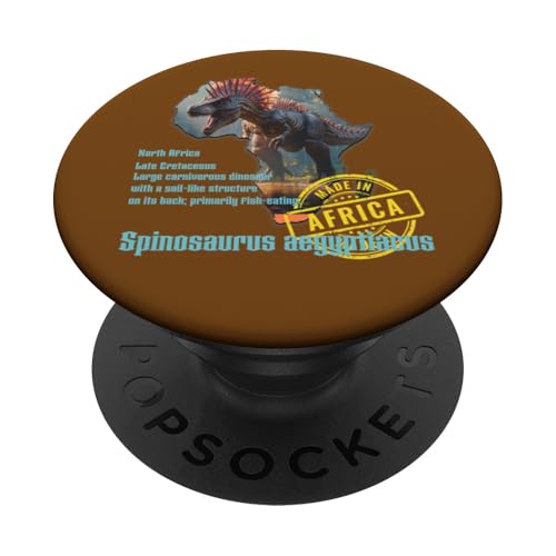 Spinosaurus_001_Back Printed PopSockets Klebender PopGrip von Rex World Store