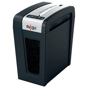 Rexel Secure MC4-SL Aktenvernichter mit Partikelschnitt P-5, 2 x 15 mm, bis 4 Blatt, schwarz von Rexel