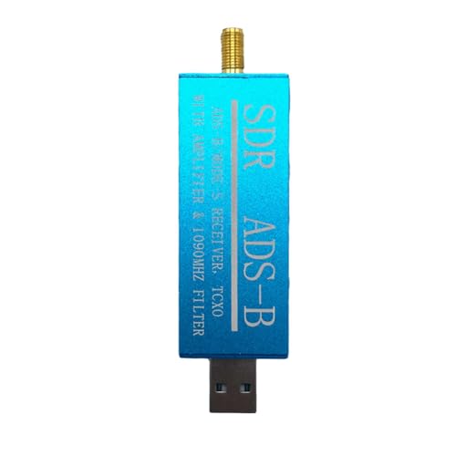 Rhghfujhgy RTL2832U ADS-B Mode-S USB SDR TV-Empfänger Eingebauter HF-Verstärker 1090 MHz Bandpassfilter Radio SDR-Band TV-Scanner Tuner Langlebig Einfach zu Bedienen von Rhghfujhgy