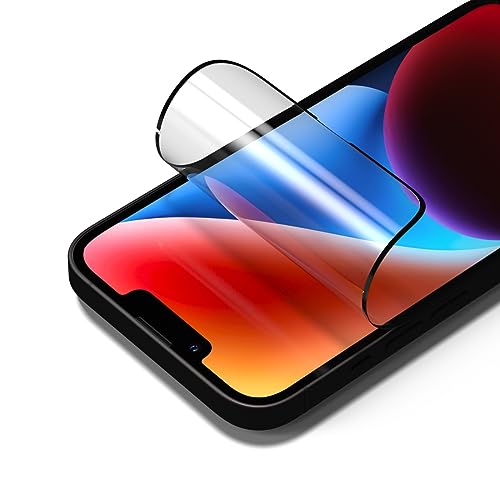 RhinoShield Blaulichtfiler Impact Screen Protector kompatibel mit [iPhone 13/13 Pro / 14] | Rundumschutz, hohe Stoßfestigkeit und resistent gegen Fingerabdrücke, mit Ausrichtungsrahmen von RhinoShield