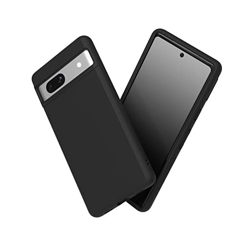 RhinoShield Case kompatibel mit [Pixel 7a] | SolidSuit - Stoßdämpfende & schlanke Schutzhülle mit Premium Finish - 3.5 Meter Fallschutz - Klassik Schwarz von RhinoShield