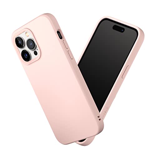 RhinoShield Case kompatibel mit [iPhone 14 Pro Max] | SolidSuit - Stoßdämpfende & schlanke Schutzhülle mit Premium Finish - 3.5 Meter Fallschutz - Samtrosa von RhinoShield