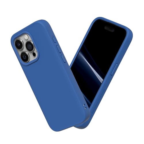 RhinoShield Case kompatibel mit [iPhone 15 Pro Max] | SolidSuit - Stoßdämpfende & schlanke Schutzhülle mit Premium Finish - 3.5 Meter Fallschutz - Kobaltblau von RhinoShield