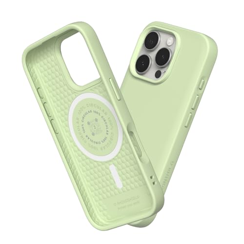 RhinoShield Case kompatibel mit [iPhone 16 Pro Max] | SolidSuit - MagSafe-kompatibel -Stoßdämpfende & schlanke Schutzhülle mit Premium Finish - 3.5 Meter Fallschutz - Matcha Latte von RhinoShield