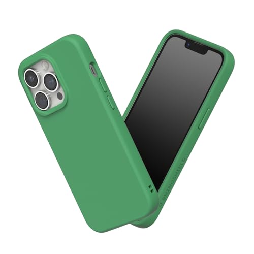 RhinoShield Hülle kompatibel mit [iPhone 14 Pro] | SolidSuit - Stoßdämpfende & schlanke Schutzhülle mit Premium Finish - 3.5 Meter Fallschutz - Olivgrün von RhinoShield