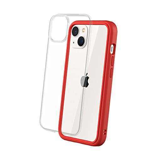 RhinoShield Modulares Case kompatibel mit [iPhone 13] | Mod NX - Anpassbare & stoßdämpfende Schutzhülle im schlanken Design - 3.5 Meter Fallschutz - Rot von RhinoShield